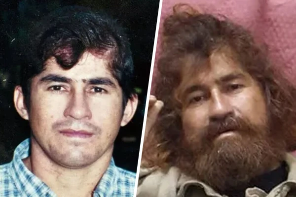 Изображение к статье: Чудесно спасшийся рыболов до и после невольного путешествия.