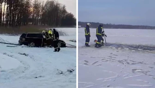 Изображение к статье: За рулём — местный депутат? На Судалэзерсе случился инцидент, но виновный скрылся