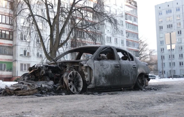 Изображение к статье: Идёшь к своей машине и видишь такое… В Иманте BMW постигла загадочная судьба