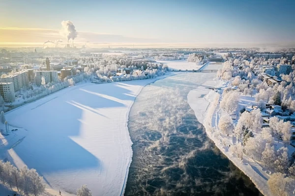 Ледяная сказка Лапландии.