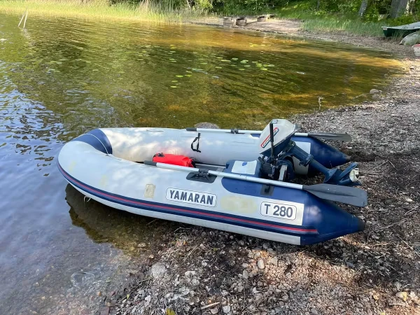 Изображение к статье: На этой лодке Павел Кузьмичев и Отто Майер прибыли в Котка.