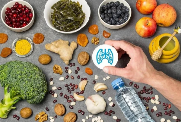 Изображение к статье: Продукты, способствующие и вредящие вашим легким: пересмотрите свой рацион