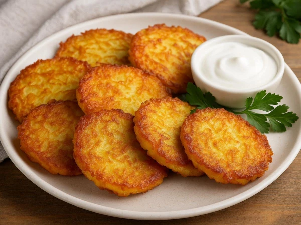 Изображение к статье: Золотистые и нежные драники: рецепт из детства