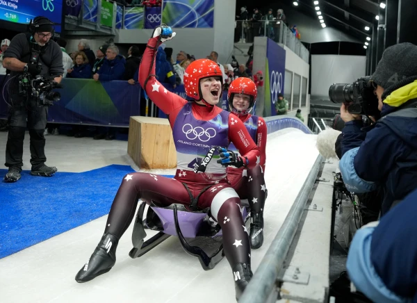 Робежниеце и Богданова чуть-чуть не доехали на санях до медалей Олимпиады