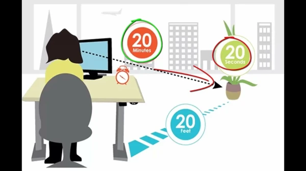 Метод «20-20-20-20» для сохранения зрения