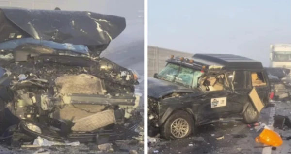 Изображение к статье: На Кекавской окружной дороге восстановлено движение после крупной аварии