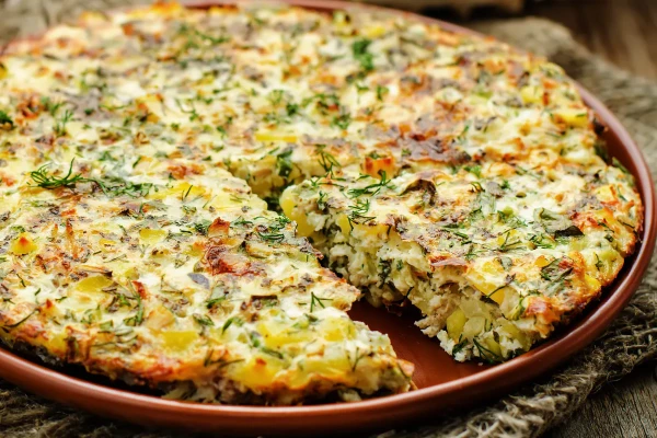 5 яиц, немного курицы и магия на сковороде