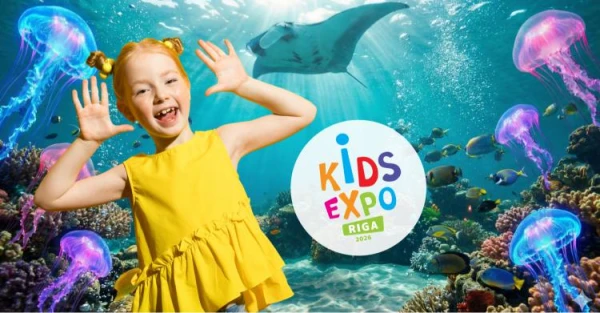 Погрузитесь в приключения подводного мира на фестивале Kids Expo Riga 2026!