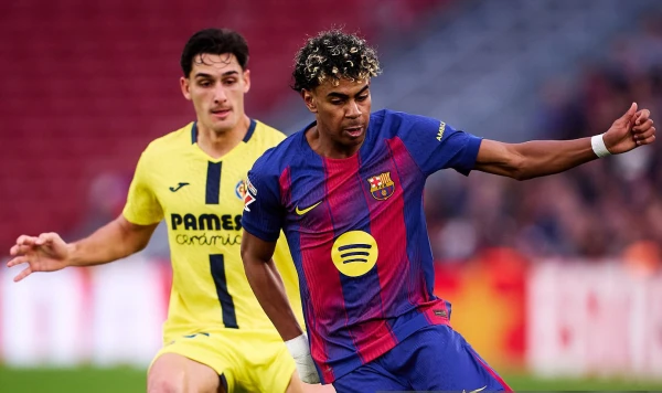 Изображение к статье: Чемпионат Испании. «Барселона» разгромила «Вильярреал», у Ямаля хет-трик