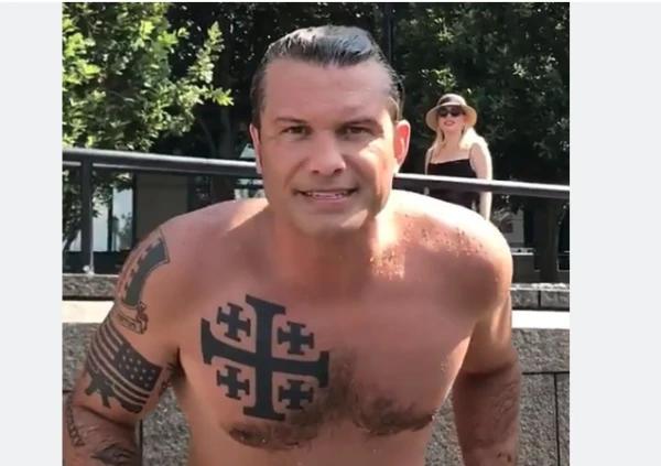 Пит Хегсет - татуированный министр войны США