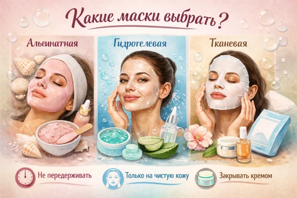 Гидрогель, ткань или альгинат: какую маску выбрать для идеальной кожи