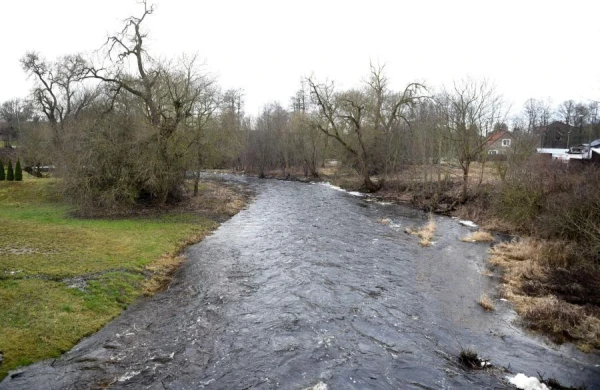 Начинается наводнение: уровень некоторых рек Латвии поднялась на 2,6 метров