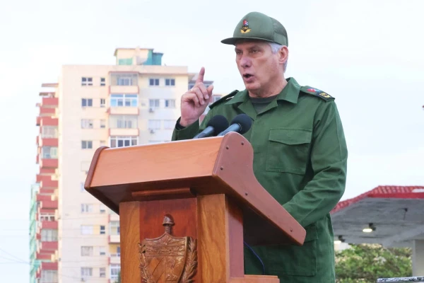 Президент Кубы Мигель Диас-Канель