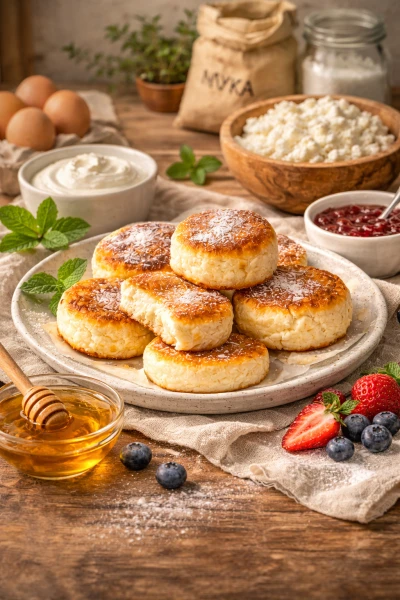 Изображение к статье: Нежные внутри и румяные снаружи: как приготовить идеальные сырники