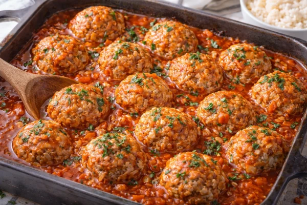 Быстрый ужин из риса и фарша: рецепт ленивых голубцов