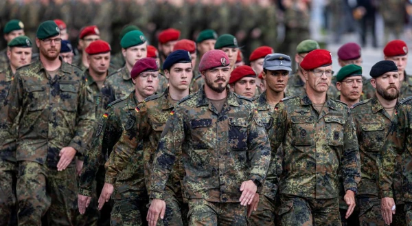 Изображение к статье: Германские воины прибыли в Вильнюс.