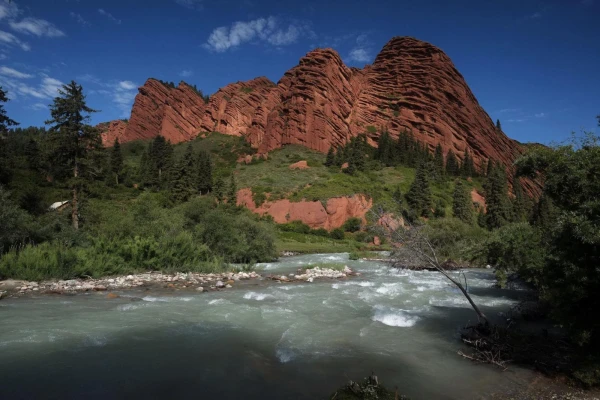 Чудесные пейзажи Киргизии.