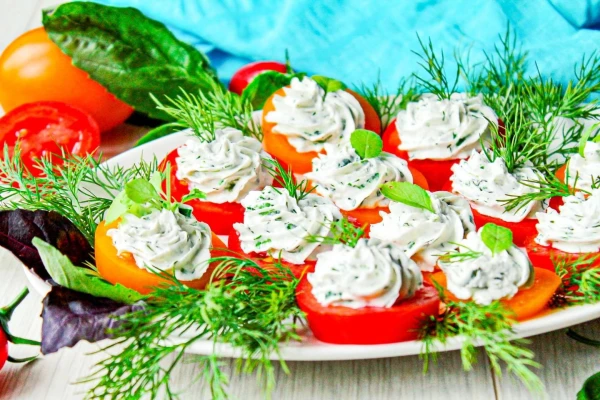 Гости уже в пути, а сил готовить нет: спасет помидорная закуска за 5 минут