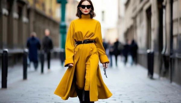 Не только для показов: сочетание платья и брюк снова в тренде