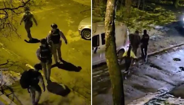 Изображение к статье: Что произошло? Вооружённые бойцы спецподразделения вывели из дома в Ильгюциемсе двух человек