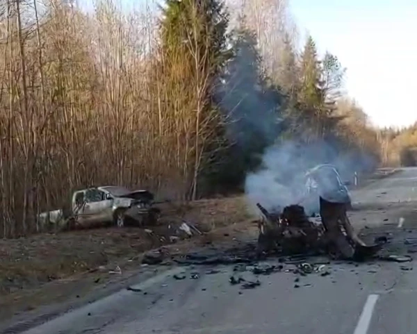 В столкновении автомобилей BMW и Toyota недалеко от Мадоны погибли три человека