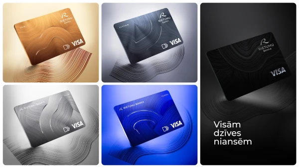 Rietumu Banka эмитирует платежные карты нового дизайна