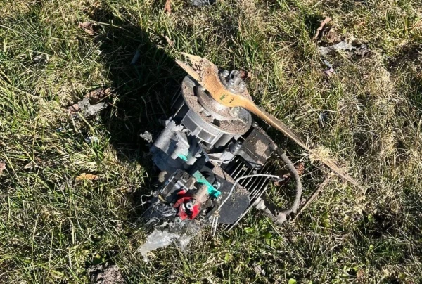 Изображение к статье: В Резекненском крае обнаружены обломки дрона неизвестного происхождения