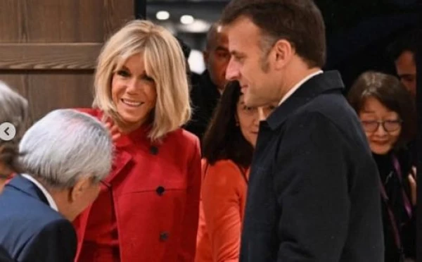 Трмп в Сеуле сказал, что Макрона бьет жена,  тот ответил, что это не изысканно