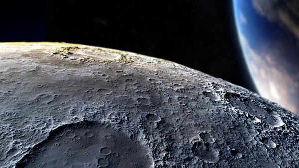 Изображение к статье: Корабль миссии Artemis II прошел половину пути к Луне