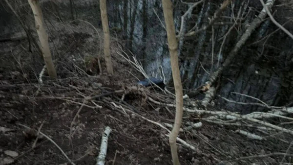 Здесь был спрятан труп.