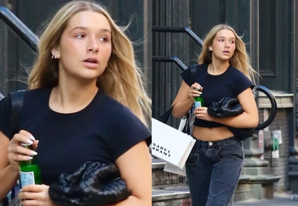 Изображение к статье: Модный реверанс: 14-летняя Харпер Бекхэм блистает в стиле нулевых, как мама Виктория