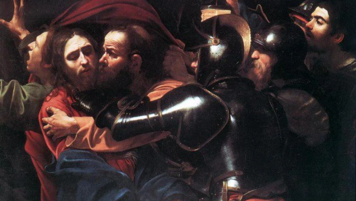 Изображение к статье: Картина Караваджо «Взятие Христа под стражу» доставлена из Украины в Литву под усиленной охраной