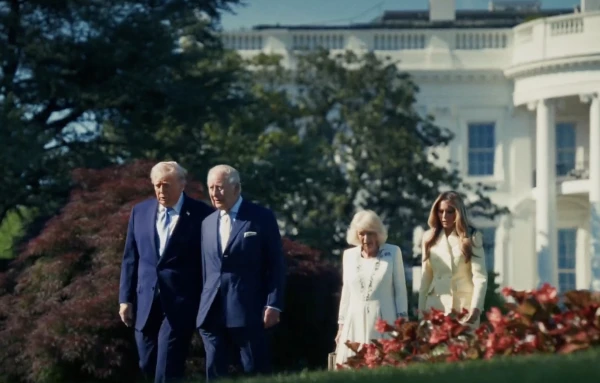 Британский король прибыл в США и встретился с Трампом