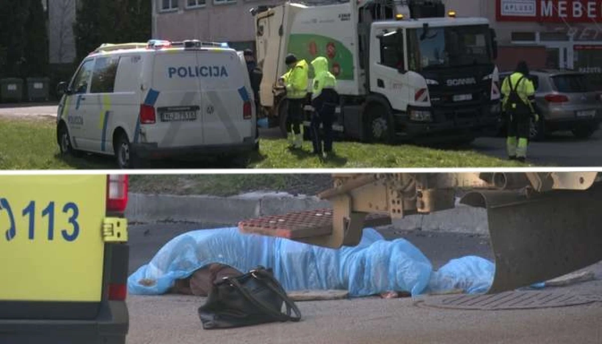 Изображение к статье: «Страшное зрелище»: в Пурвциемсе мусоровоз не заметил и наехал на пенсионерку