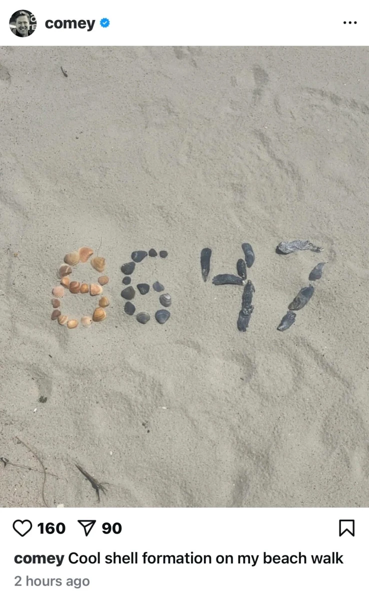 Изображение к статье: Фото с ракушками стало поводом для обвинений: бывшего директора ФБР Коми подозревают в угрозе жизни Трампа