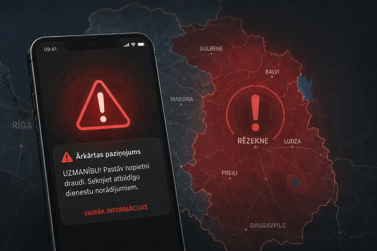 Изображение к статье: Экстренное предупреждение на экране смартфона