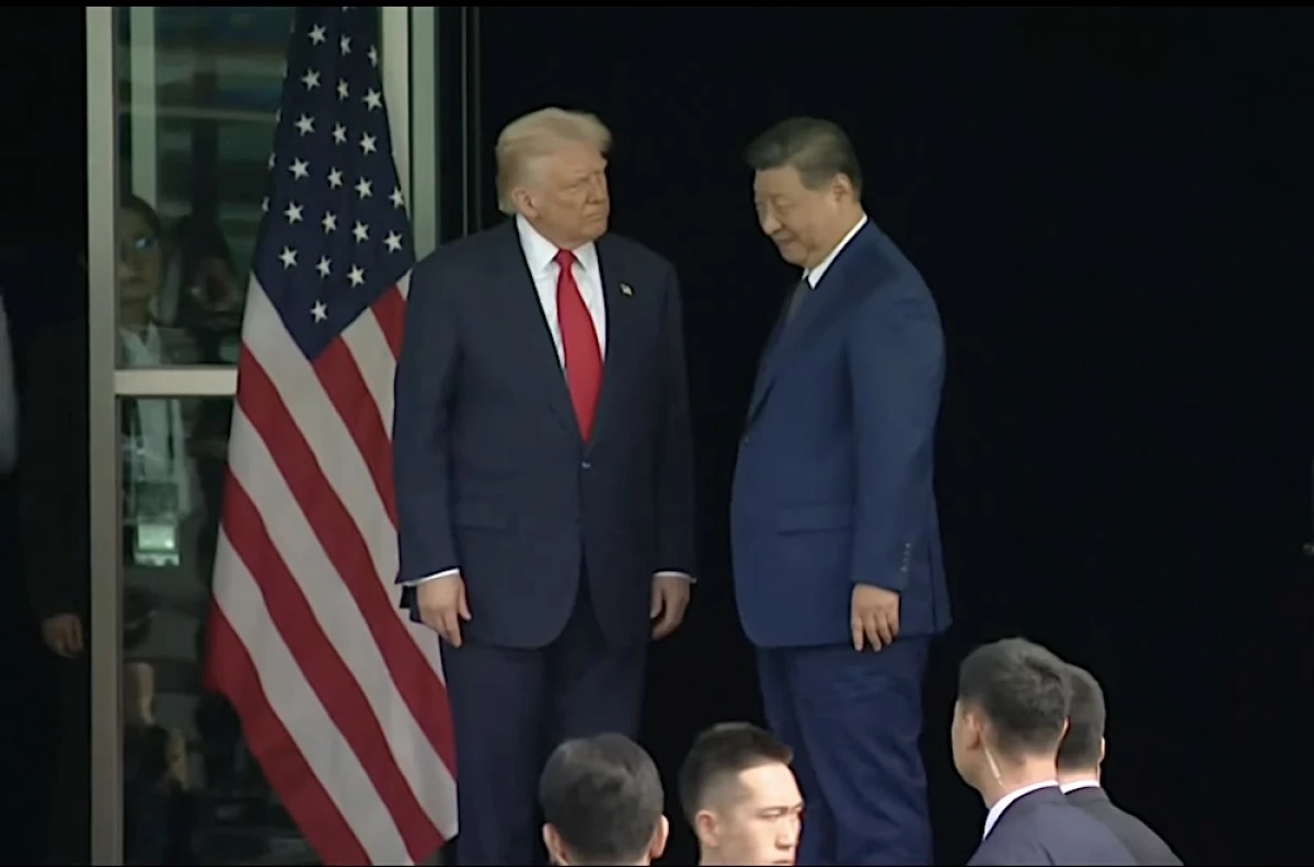 Изображение к статье: Трамп и Си