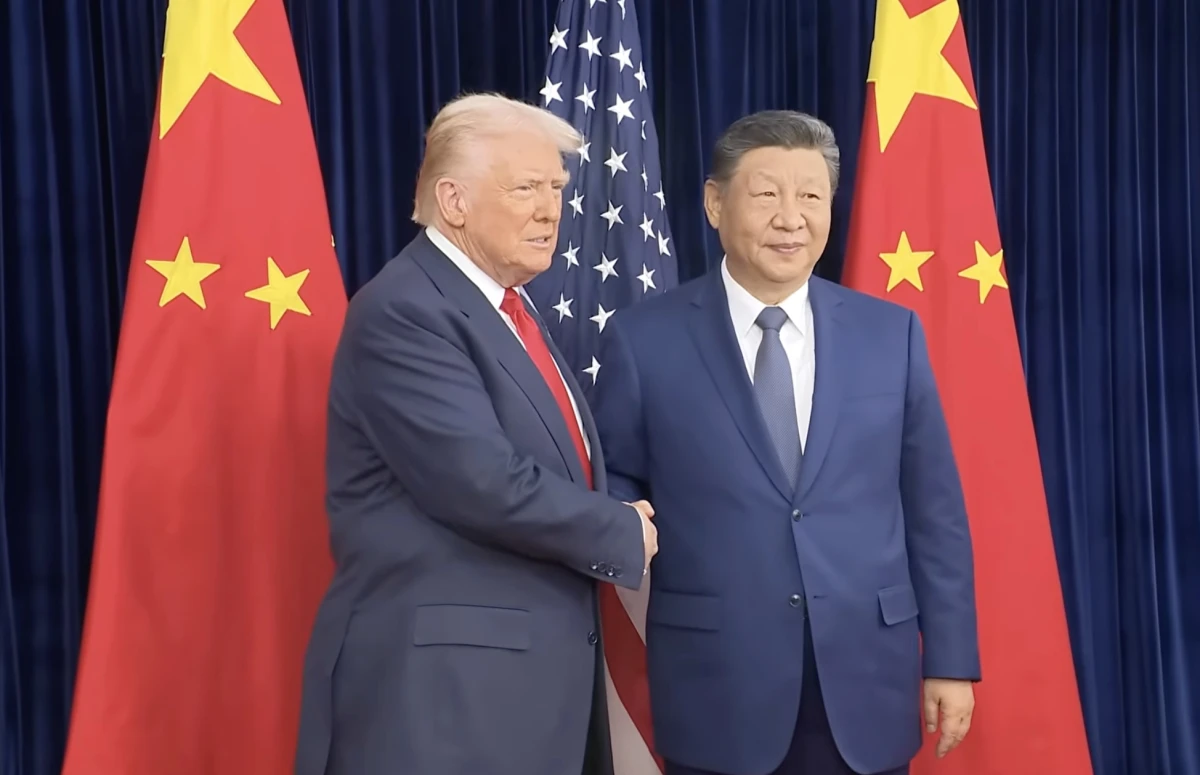 Изображение к статье: Трамп и Си