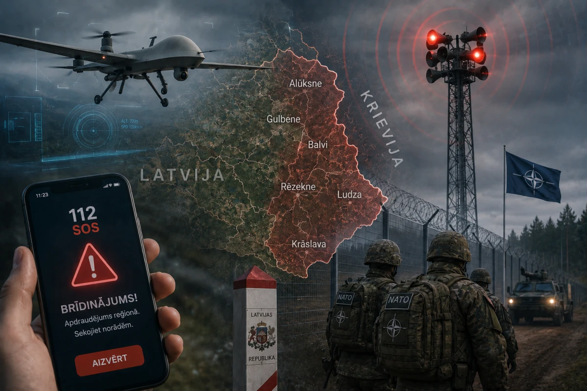 Изображение к статье: Восточная граница Латвии