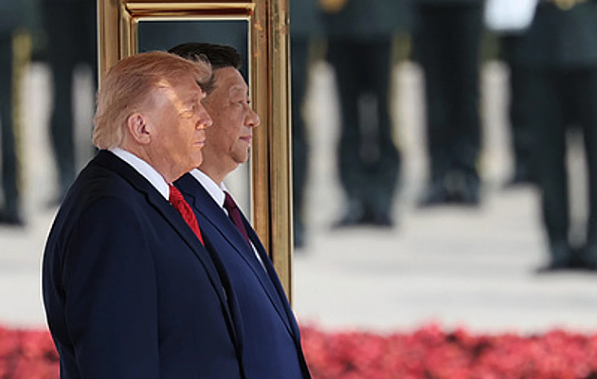 Изображение к статье: Дональд Трамп и Си Цзиньпин