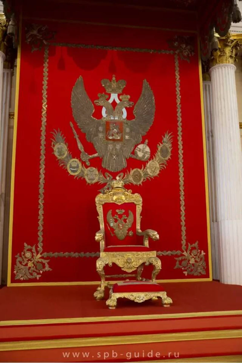 Изображение к статье: Трон в Эрмитаже