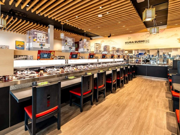Ресторан Kura Sushi USA.