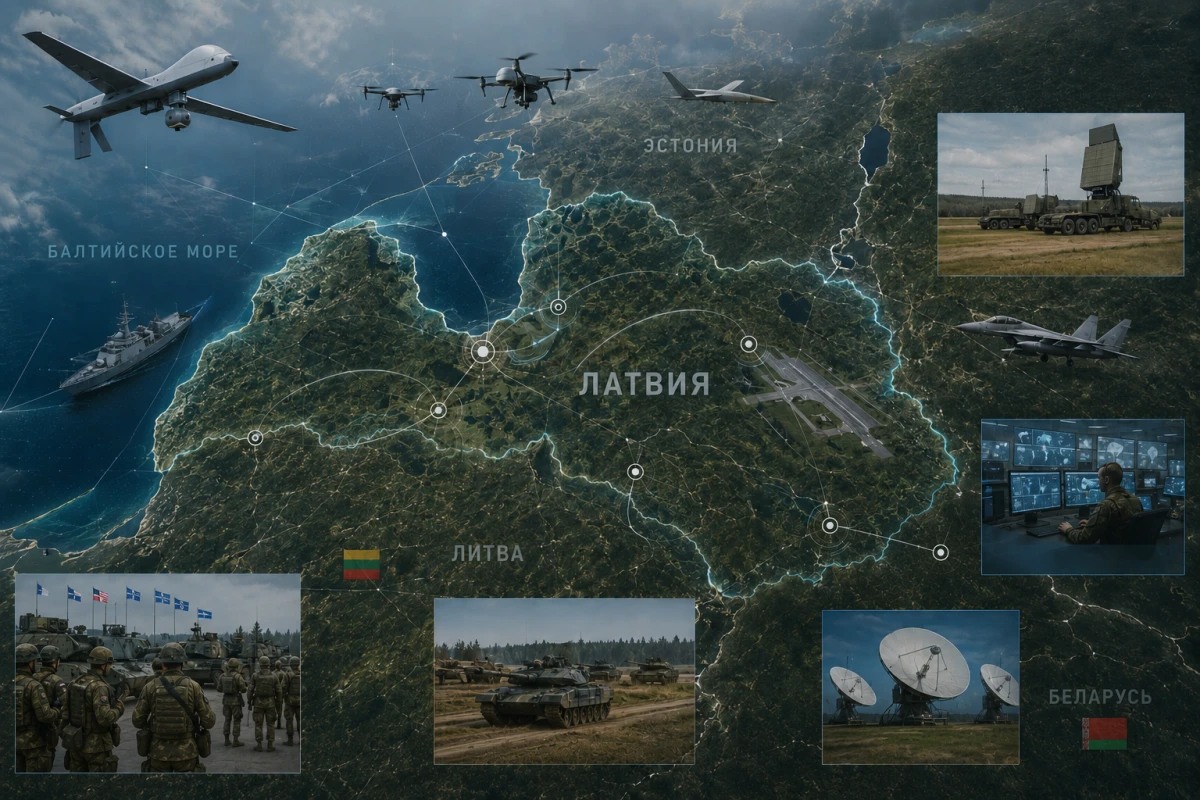 Изображение к статье: Ситуационная карта Балтийского региона