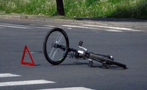 Упавший велосипед