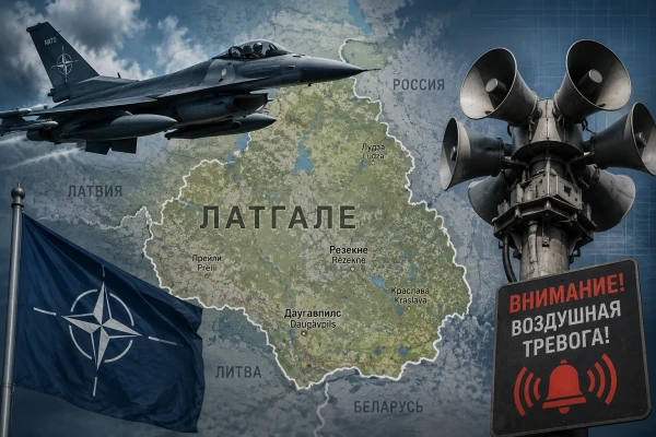 Воздушная тревога в Латгале