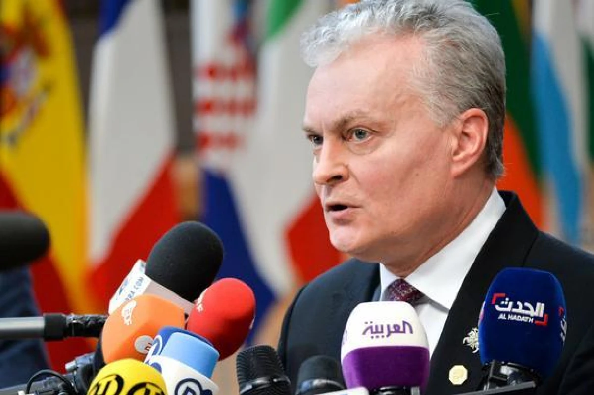 Изображение к статье: Президент Литвы Науседа