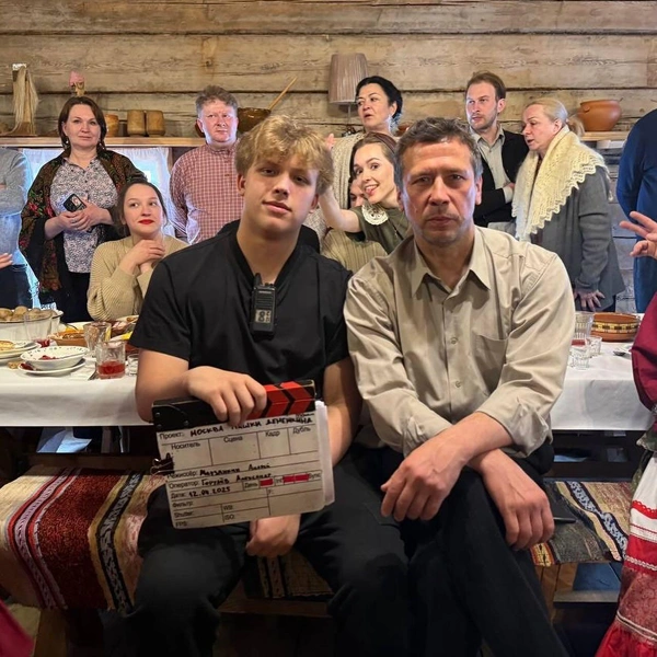 Андрей Мерзликин с сыном