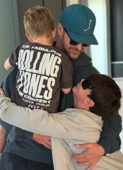 Джастин Тимберлейк с детьми