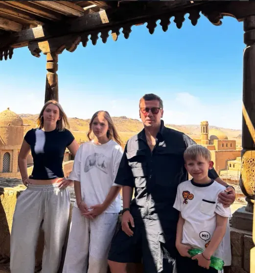 Андрей Мерзликин с детьми