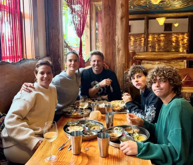 Alessandra Ambrosio with Loved Ones